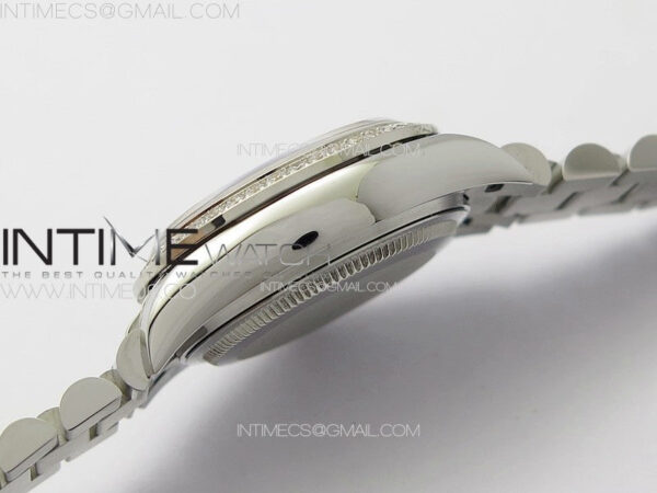 Datejust 28mm 279179 SS/Crystals APSF Best Edition Silver Dial Stars Crystals Markers on SS President Bracelet NH05 – Bild 12