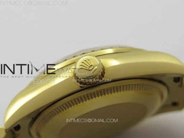 DateJust 31mm 178271 YG APSF Best Edition YG Dial Crystal Markers on President Bracelet A2824 – Bild 12