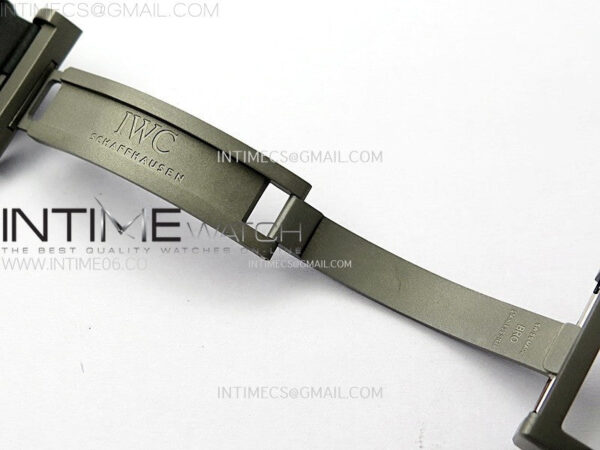 Big Pilot IW329801 Real Ceramic M+F 1:1 Best Edition Black Dial on Black Rubber Strap SEIKO 8N-24 – Bild 12