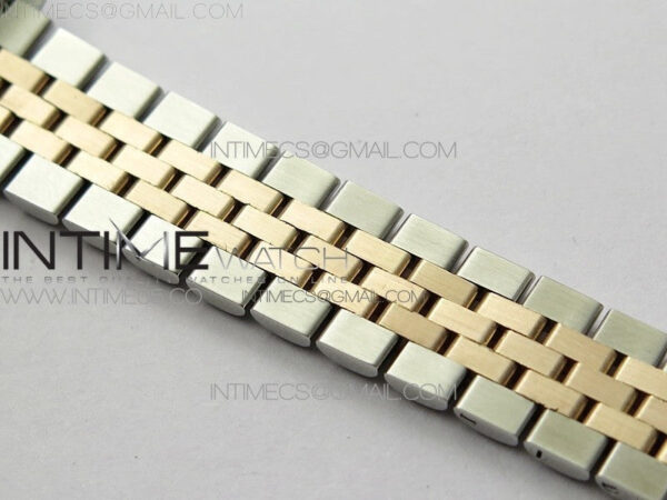Datejust 28mm 279173 SS/RG BP Best Edition Silver Stars Crystal Markers Dial on SS/RG Jubilee Bracelet ETA2671 – Bild 12