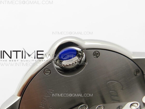 Ballon Bleu 33mm SS V20F 1:1 Best Edition White Textured Dial on SS Bracelet Gen Cal.157 Quartz – Bild 12