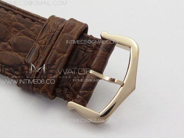 Tank Solo Ladies 28mm RG K11F 1:1 Best Edition White Dial on Brown Croco Leather Strap Ronda Quartz – Bild 12