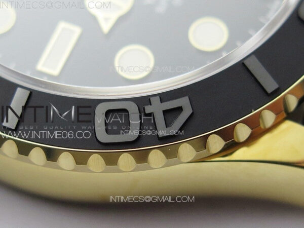 Yacht-Master 126658 YG VSF 1:1 Best Edition Black Ceramic Bezel on Oysterflex Strap VS3235 – Bild 12