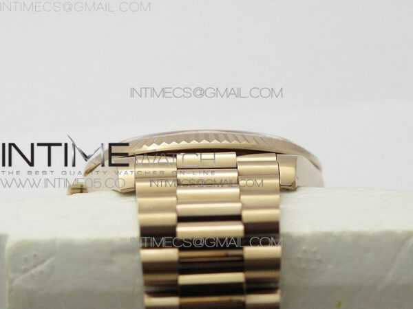 Day-Date 40mm 228239 BP New Dial Version 904 RG T Crystal Markers RG Dial on RG President Bracelet A2836 – Bild 12