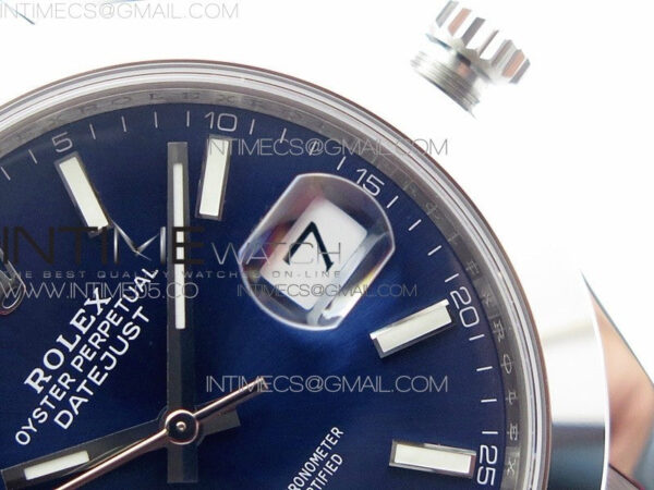 DateJust 41 126300 904L SS VSF 1:1 Best Edition Blue Dial on Oyster Bracelet VS3235 – Bild 11