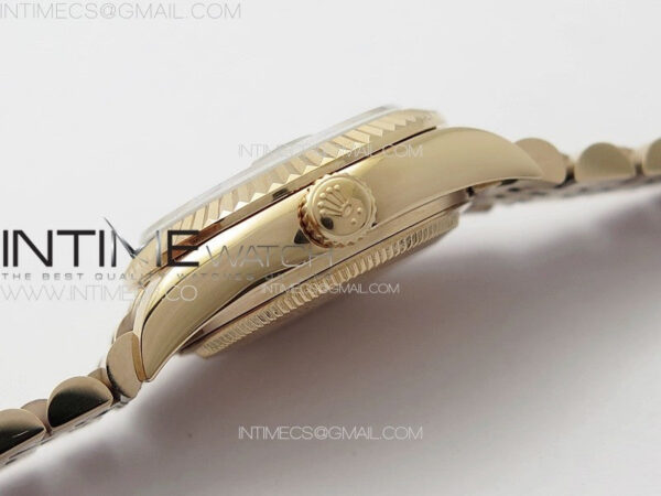Datejust 28mm 279179 RG APSF Best Edition Brown Dial Crystals Markers on SS Jubilee Bracelet NH05 – Bild 12