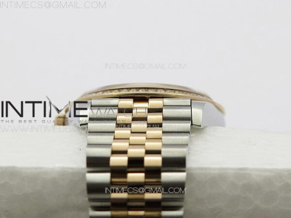 DateJust 36 SS/YG 126231 Diamonds Bezel JDF 1:1 Best Edition New Silver Dial on Jubilee SS/YG Bracelet – Bild 11