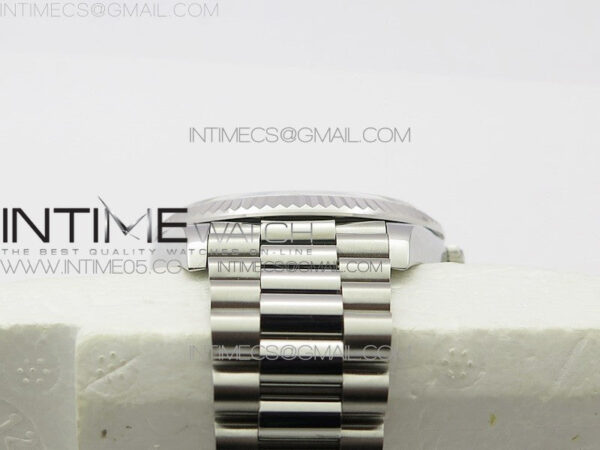 Day-Date 40mm 228239 BP New Dial Version 904 SS Silver T Crystal Markers Dial on SS President Bracelet A2836 – Bild 12