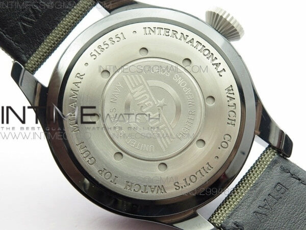 Big Pilot Real PR 48mm IW501902 Real Ceramic ZF 1:1 Best Edition on Green Nylon Strap A51111 V2(Released) – Bild 12