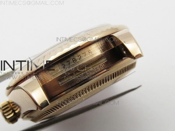 Datejust 31mm 278275 RG BP Best Edition Brown Crystal Markers Dial on RG President Bracelet – Bild 10