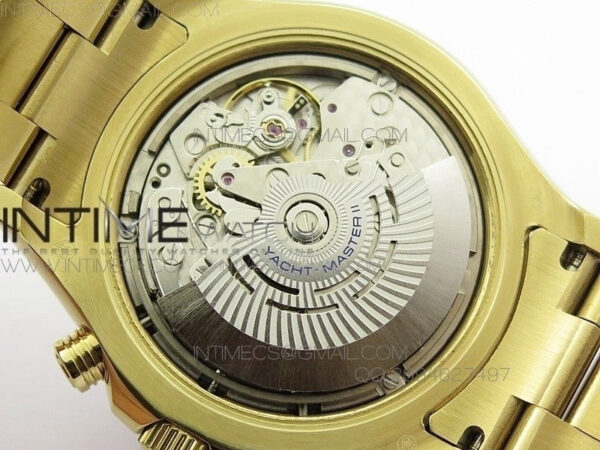 YachtMaster II YG BP New Version White Dial on YG Bracelet A7750 – Bild 11