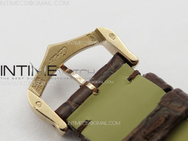 Tank Solo Ladies 25mm RG K11F 1:1 Best Edition White Dial on Brown Leather Strap Ronda Quartz – Bild 13