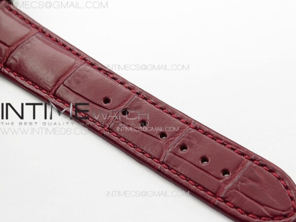 Tank Louis Ladies 25mm SS 8848F 1:1 Best Edition Red Dial on Red Leather Strap Ronda Quartz – Bild 14