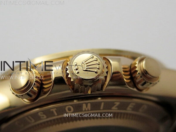 Blacken Daytona RG Rainbow Bezel GETF Best Edition Skeleton Dial on Rubber Strap SA4130 – Bild 13