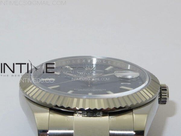 DateJust 41 126334 NTF 1:1 Best Edition 904L Steel Blue Stick Dial on Oyster Bracelet VR3235 – Bild 13