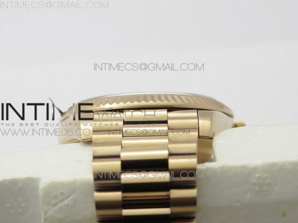 Day-Date 40mm 228239 BP New Dial Version 904 RG T Crystal Markers RG Dial on RG President Bracelet A2836 – Bild 13