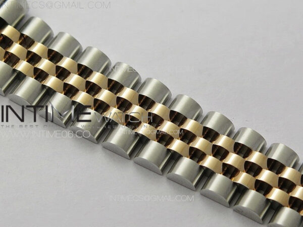 DateJust 31mm 278274 904L SS/RG GMF Best Edition Silver Flowers Crystals Dial on 904L SS/RG Jubilee Bracelet A2824 – Bild 13