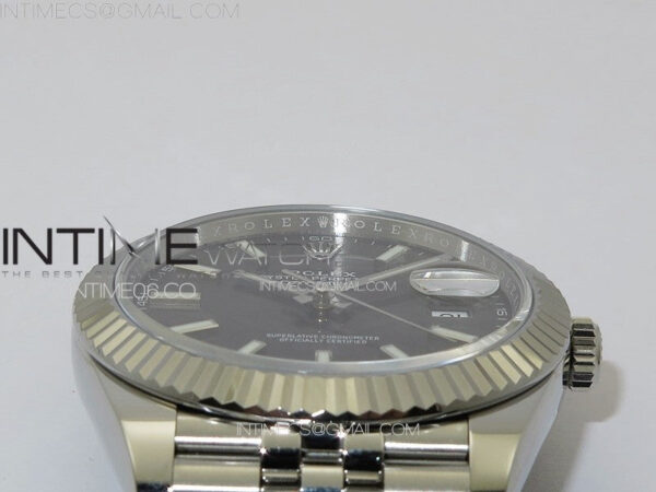 DateJust 41 126334 NTF 1:1 Best Edition 904L Steel Gray Stick Dial on Jubilee Bracelet VR3235 – Bild 13