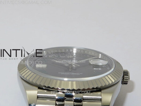 DateJust 41 126334 NTF 1:1 Best Edition 904L Steel Gray Roman Dial on Jubilee Bracelet VR3235 – Bild 13