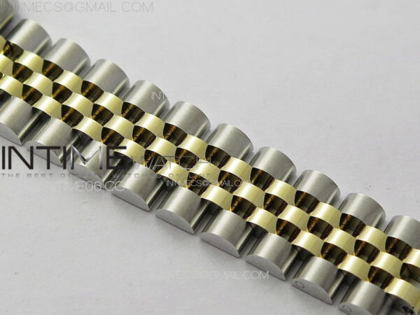 DateJust 31mm 278274 904L SS/YG Crystals Bezel GMF Best Edition Green Flowers Crystals Dial on 904L SS/YG Jubilee Bracelet A2824 – Bild 13