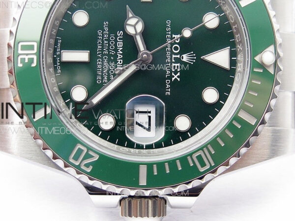 Submariner 116610LV 904L SS Case CF 1:1 Best Edition Green Dial On 904L Bracelet SA3135 – Bild 12