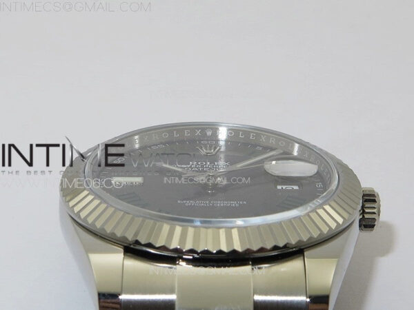 DateJust 41 126334 NTF 1:1 Best Edition 904L Steel Gray Roman Dial on Oyster Bracelet VR3235 – Bild 13