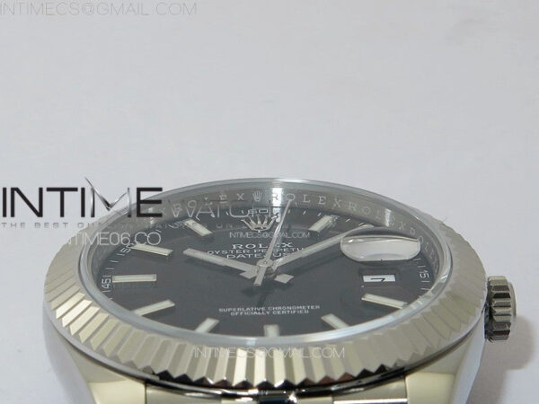 DateJust 41 126334 ZF 1:1 Best Edition 904L Steel Black Dial Stick Marker on Jubilee Bracelet A2824 (Free Key Ring) – Bild 12