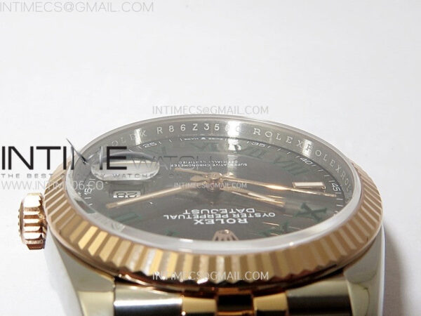 Cellini 50535 Moonphase RG GMF Best Edition White Dial on Brown Leather Strap A3195 V2 – Bild 13