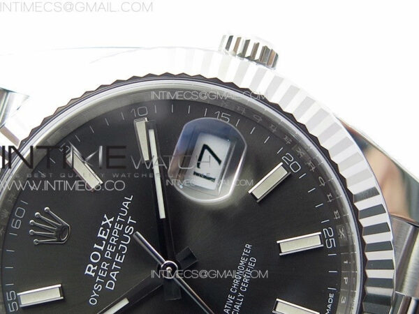 DateJust 41 126334 Clean 1:1 Best Edition 904L Steel Gray Stick Dial on Jubilee Bracelet VR3235 – Bild 12