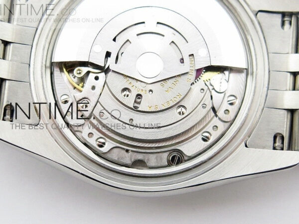 DateJust 116234 SS Blue Textured Dial Diamond Markers on SS Bracelet SA3135 – Bild 13