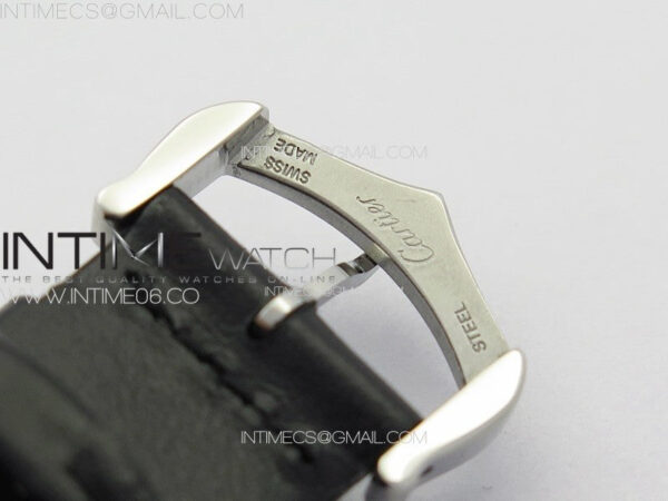 Tank Louis Ladies 25mm SS 8848F 1:1 Best Edition White Dial on Black Leather Strap Ronda Quartz – Bild 13