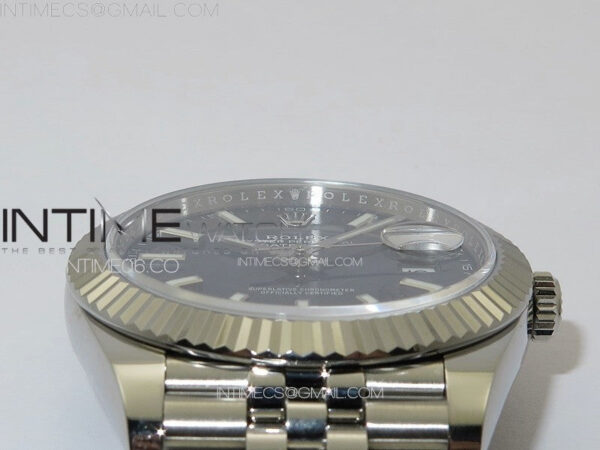DateJust 41 126334 NTF 1:1 Best Edition 904L Steel Blue Stick Dial on Jubilee Bracelet VR3235 – Bild 13