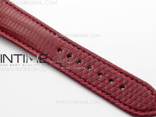 Tank Louis Ladies 25mm SS 8848F 1:1 Best Edition Red Dial on Red Croco Leather Strap Ronda Quartz – Bild 13