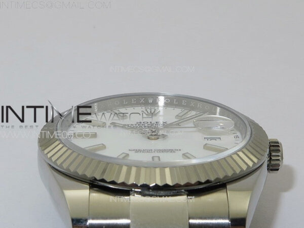 DateJust 41 126334 NTF 1:1 Best Edition 904L Steel White Stick Dial on Oyster Bracelet VR3235 – Bild 13