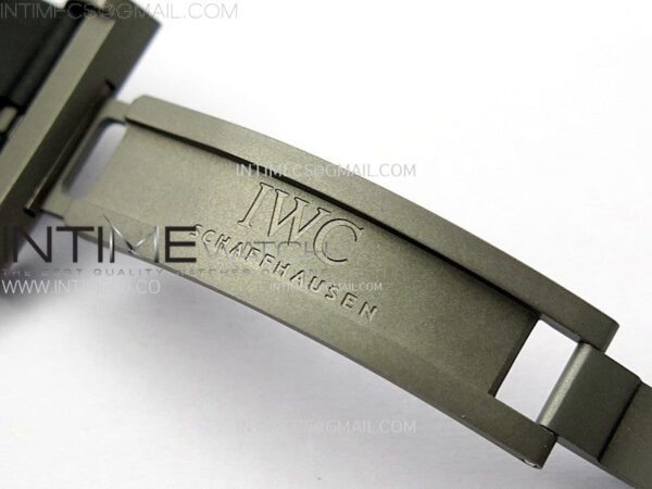 Big Pilot IW329801 Real Ceramic M+F 1:1 Best Edition Black Dial on Black Rubber Strap SEIKO 8N-24 – Bild 13
