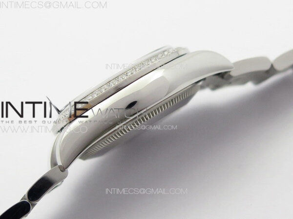 DateJust 31mm 178271 SS Crystal Bezel APSF Best Edition Blue Dial Crystal Markers on Oyster Bracelet A2824 – Bild 13