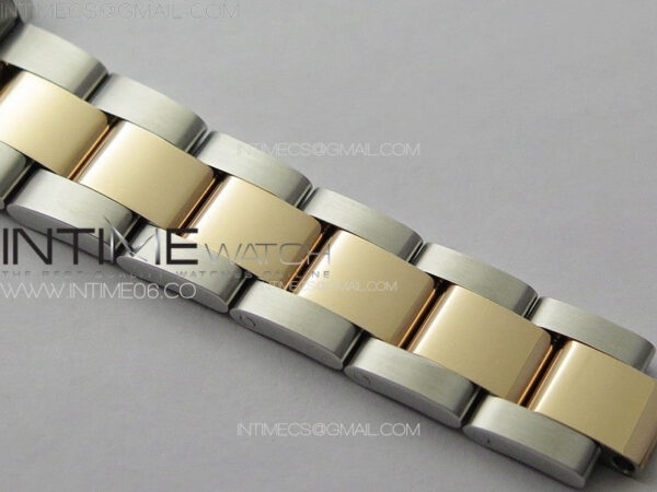 DateJust 31mm 278274 904L SS/RG GMF Best Edition Silver Flowers Crystals Dial on 904L SS/RG Oyster Bracelet A2824 – Bild 13