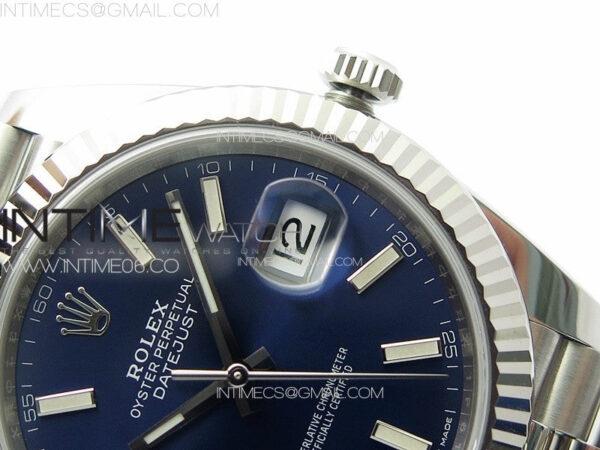 DateJust 41 126334 Clean 1:1 Best Edition 904L Steel Blue Stick Dial on Jubilee Bracelet VR3235 – Bild 13