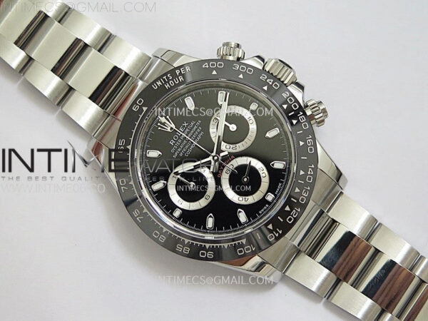 Daytona 116500LN 904L SS Case APSF 1:1 Best Edition Black Dial On 904L SS Bracelet SH4130 – Bild 14