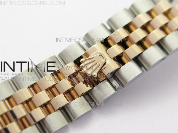 Datejust 28mm 279173 SS/RG BP Best Edition Blue Texture Dial on SS/RG Jubilee Bracelet ETA2671 – Bild 13
