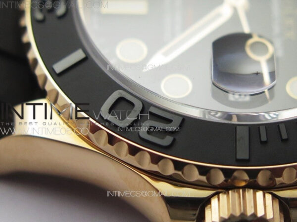 Yacht-Master 126655 RG C+F 1:1 Best Edition Black Ceramic Bezel on Oysterflex Rubber Strap VR3235 – Bild 13