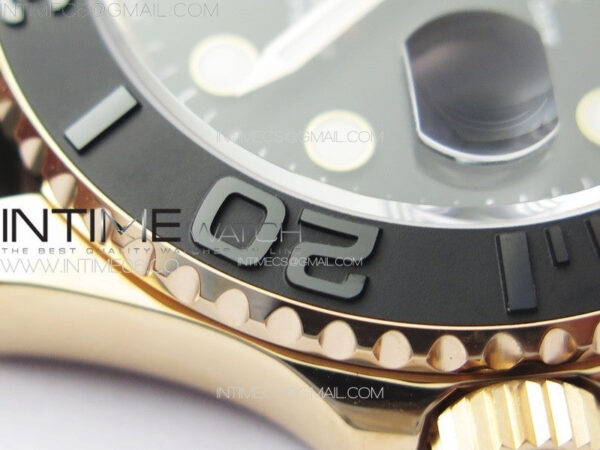 Yacht-Master 126655 RG VSF 1:1 Best Edition Black Ceramic Bezel on Oysterflex Rubber Strap VS3235 – Bild 13