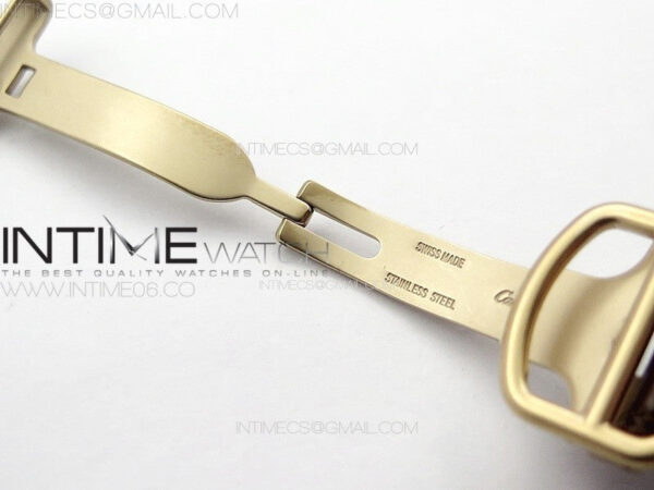 Ballon White 42mm Double Diamonds Bezel RG K3F 1:1 Best Edition White Texture Dial on Black Leather Strap A2824 – Bild 14