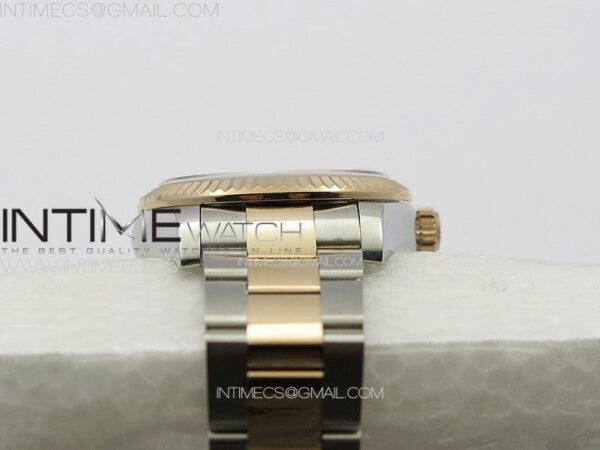 DateJust 31mm 72610 SS/RG APSF Best Edition Blue Flowers Crystals Dial on Oyster Bracelet A2824 – Bild 14
