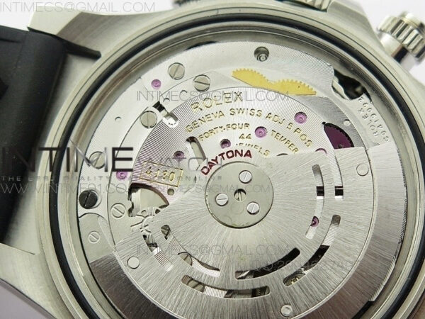 Daytona 116500LN JH Best Black Dial On Rubber Strap A4130 (Free XS rubber strap) – Bild 14