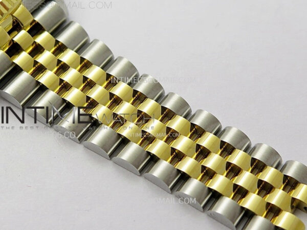 DateJust 36 SS 126233 904L SS/YG VSF 1:1 Best Edition Gray Dial Green Roman Markers on Jubilee Bracelet VS3235 – Bild 13