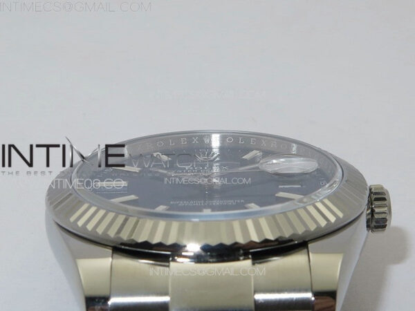 DateJust 41 126334 Clean 1:1 Best Edition 904L Steel Blue Stick Dial on Oyster Bracelet VR3235 – Bild 14