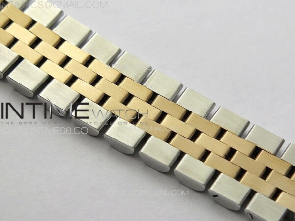 DateJust 31mm 278274 904L SS/RG GMF Best Edition Silver Flowers Crystals Dial on 904L SS/RG Jubilee Bracelet A2824 – Bild 14