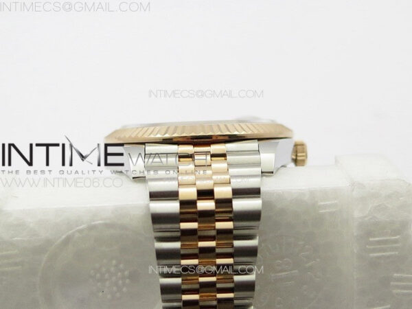 DateJust 41 126334 SS/RG GMF 1:1 Best Edition Silver Fluted Dial on SS/RG Jubilee Bracelet – Bild 14