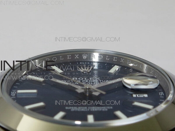 DateJust 41 126300 904L SS VSF 1:1 Best Edition Blue Dial on Oyster Bracelet VS3235 – Bild 15